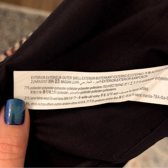 Bershka Long Women's Houndstooth Coat - Picture 11 of 11